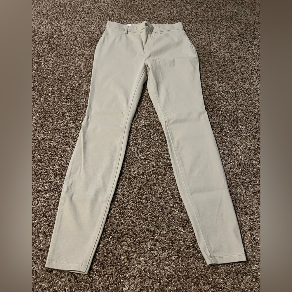 Time and Tru Light Tan High Rise Jeggings
